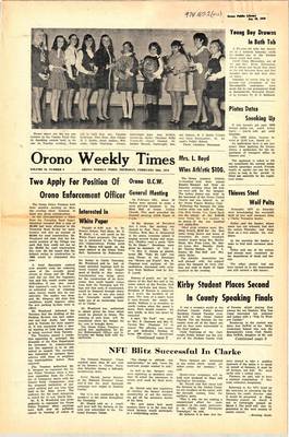 Orono Weekly Times, 26 Feb 1970