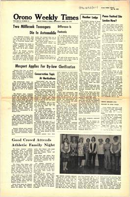 Orono Weekly Times, 2 Apr 1970