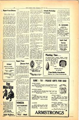 Orono Weekly Times, 18 Jun 1970