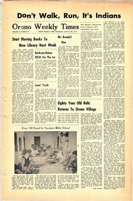 Orono Weekly Times, 20 Aug 1970