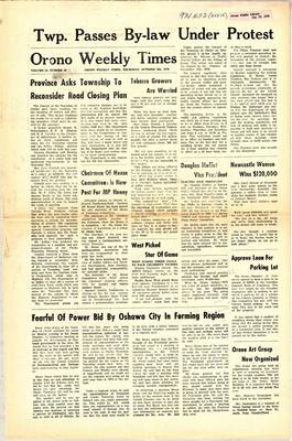 Orono Weekly Times, 8 Oct 1970