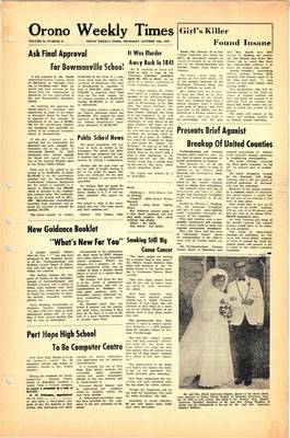 Orono Weekly Times, 14 Oct 1970