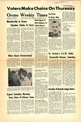 Orono Weekly Times, 20 Oct 1971