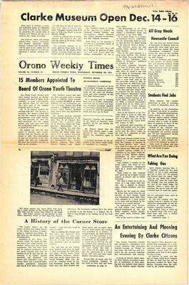 Orono Weekly Times, 8 Dec 1971