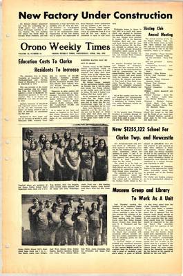 Orono Weekly Times, 19 Apr 1972