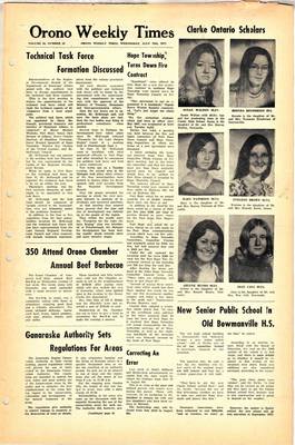 Orono Weekly Times, 12 Jul 1972