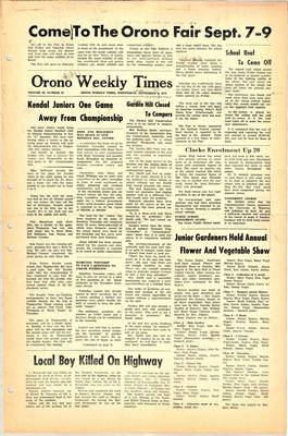 Orono Weekly Times, 6 Sep 1972