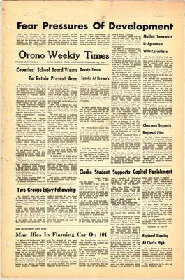 Orono Weekly Times, 7 Feb 1973