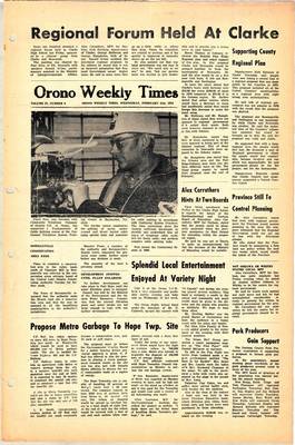 Orono Weekly Times, 21 Feb 1973