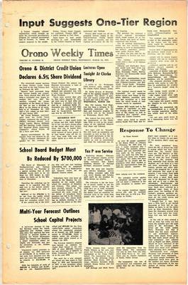 Orono Weekly Times, 7 Mar 1973