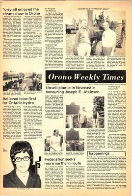 Orono Weekly Times, 8 Aug 1973