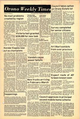 Orono Weekly Times, 10 Oct 1973