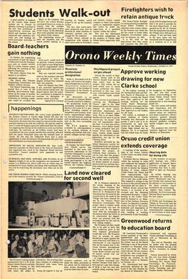 Orono Weekly Times, 31 Oct 1973