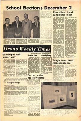 Orono Weekly Times, 27 Nov 1974