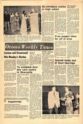 Orono Weekly Times, 4 Dec 1974