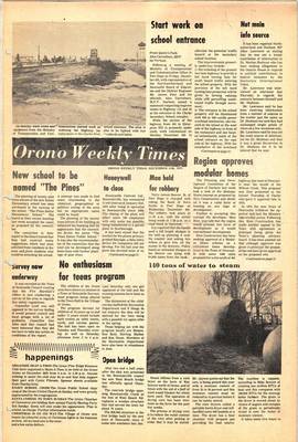 Orono Weekly Times, 11 Dec 1974