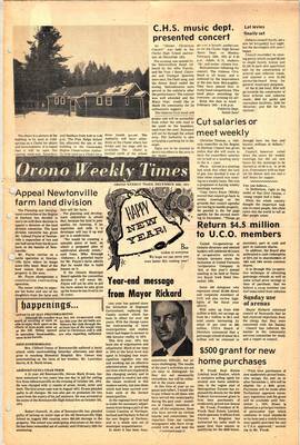 Orono Weekly Times, 30 Dec 1974