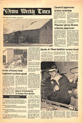 Orono Weekly Times, 13 Apr 1977