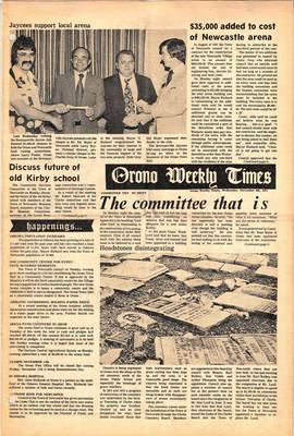 Orono Weekly Times, 9 Nov 1977