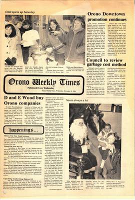 Orono Weekly Times, 12 Dec 1984