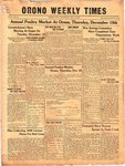 Orono Weekly Times, 12 Dec 1940