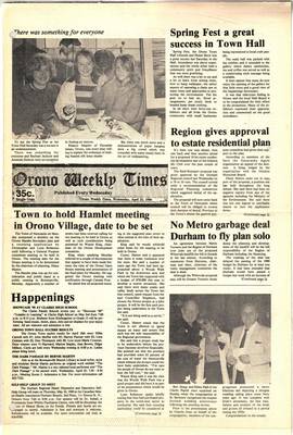 Orono Weekly Times, 25 Apr 1990