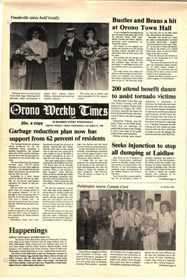 Orono Weekly Times, 31 Oct 1990