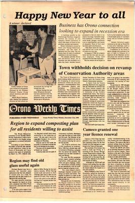 Orono Weekly Times, 31 Dec 1990