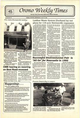 Orono Weekly Times, 17 Jul 1991