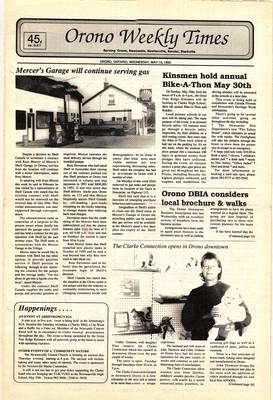 Orono Weekly Times, 19 May 1993