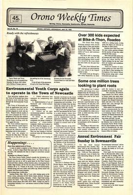 Orono Weekly Times, 26 May 1993