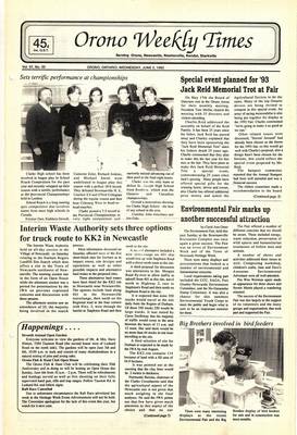 Orono Weekly Times, 2 Jun 1993