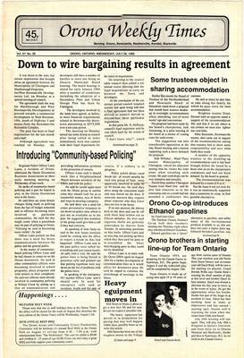 Orono Weekly Times, 28 Jul 1993