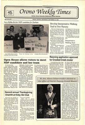 Orono Weekly Times, 22 Sep 1993