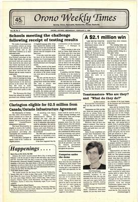 Orono Weekly Times, 2 Feb 1994