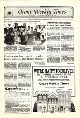 Orono Weekly Times, 21 Dec 1994