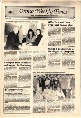 Orono Weekly Times, 15 Feb 1995