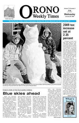 Orono Weekly Times, 28 Jan 2009