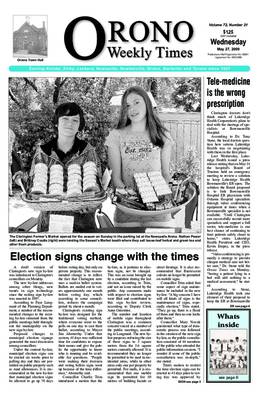 Orono Weekly Times, 27 May 2009