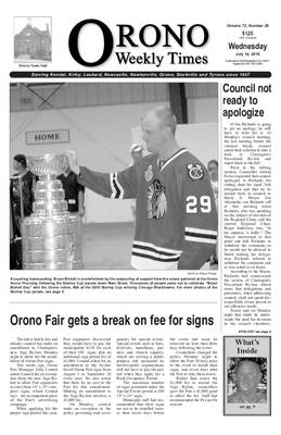 Orono Weekly Times, 14 Jul 2010