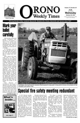 Orono Weekly Times, 20 Oct 2010