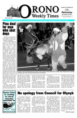 Orono Weekly Times, 23 Nov 2011