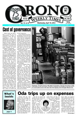 Orono Weekly Times, 25 Apr 2012