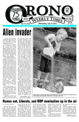 Orono Weekly Times, 18 Jul 2012