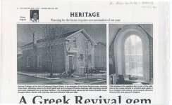 Article regarding Kernow Cottage at the foot of Bagot Street.