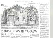 Article regarding William Floyd's home at 160 Bagot St.