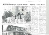 Article regarding the gardener's cottage