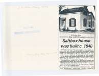 Short article on Saltbox house