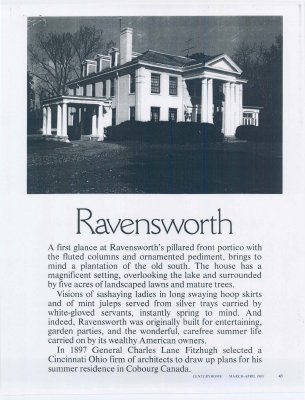 <b>Article with photos on Ravensworth - 1983<b>