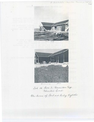 Photos and Article regarding The Home of Bert and Ruby Lightle